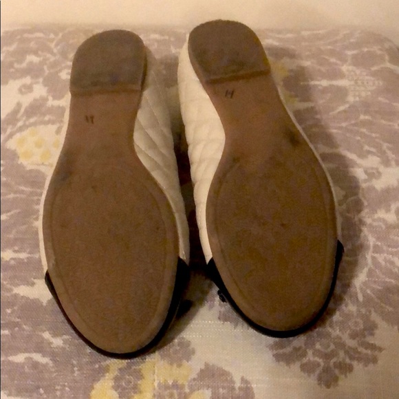 Ballet ballerina flat cap toe quilted coco designer patent slip on color block - Picture 5 of 8